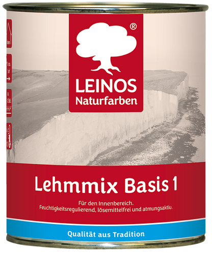 LEINOS Lehmmix 656 | Individuell angemischte Lehmfarbe für natürliche Raumgestaltung | umweltfreundlich, wohngesund & diffusionsoffen | schafft optimales Wohnraumklima und authentische Naturfarboberflächen