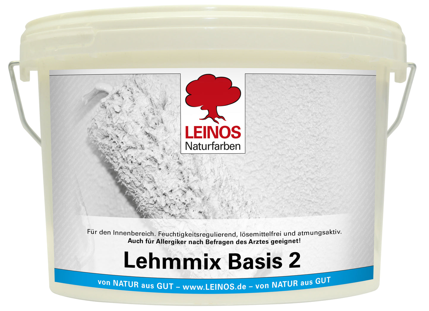 LEINOS 656 Lehmmix für Innen, 2,5 l, Basis 2