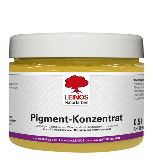 LEINOS 668 Pigment-Konzentrat 307 Oxid-Gelb 500ml