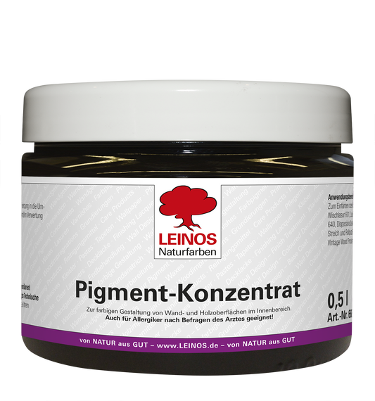 LEINOS 668 Pigment-Konzentrat 320 Ebenholz-Schwarz 500ml