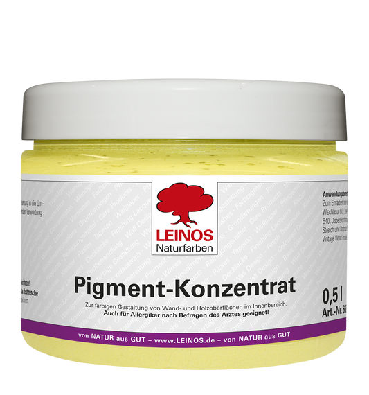 LEINOS 668 Pigment-Konzentrat 326 Sonnen-Gelb 500ml