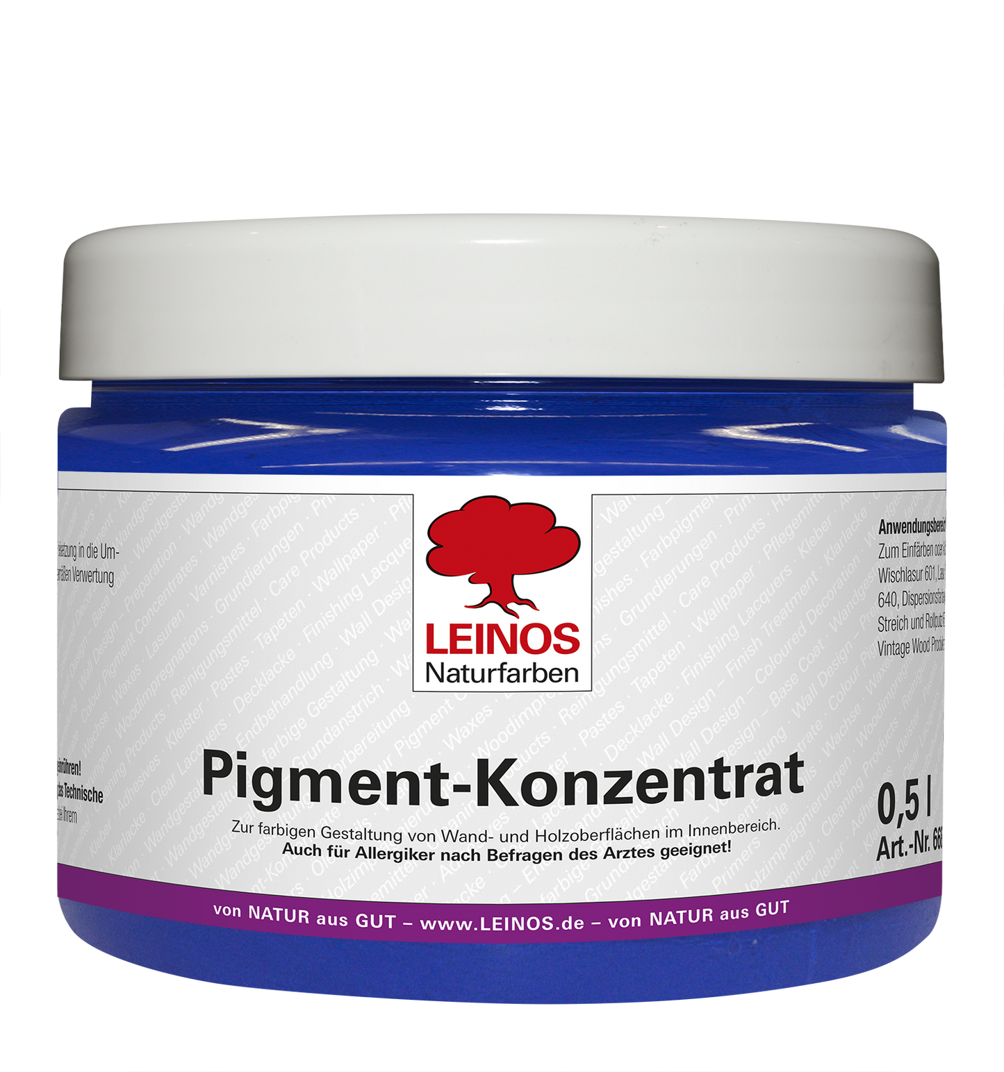 LEINOS 668 Pigment-Konzentrat 328 Spinell-Blau 500ml