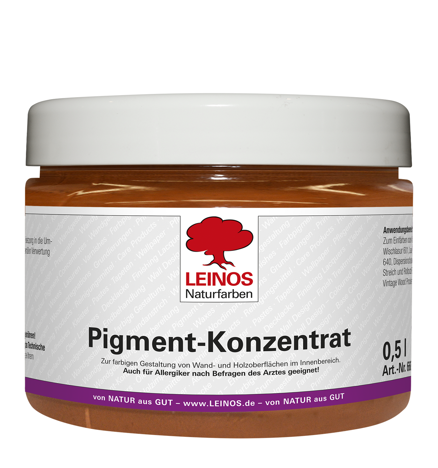 LEINOS Pigmentkonzentrat Pompejanisch-Rot 500ml