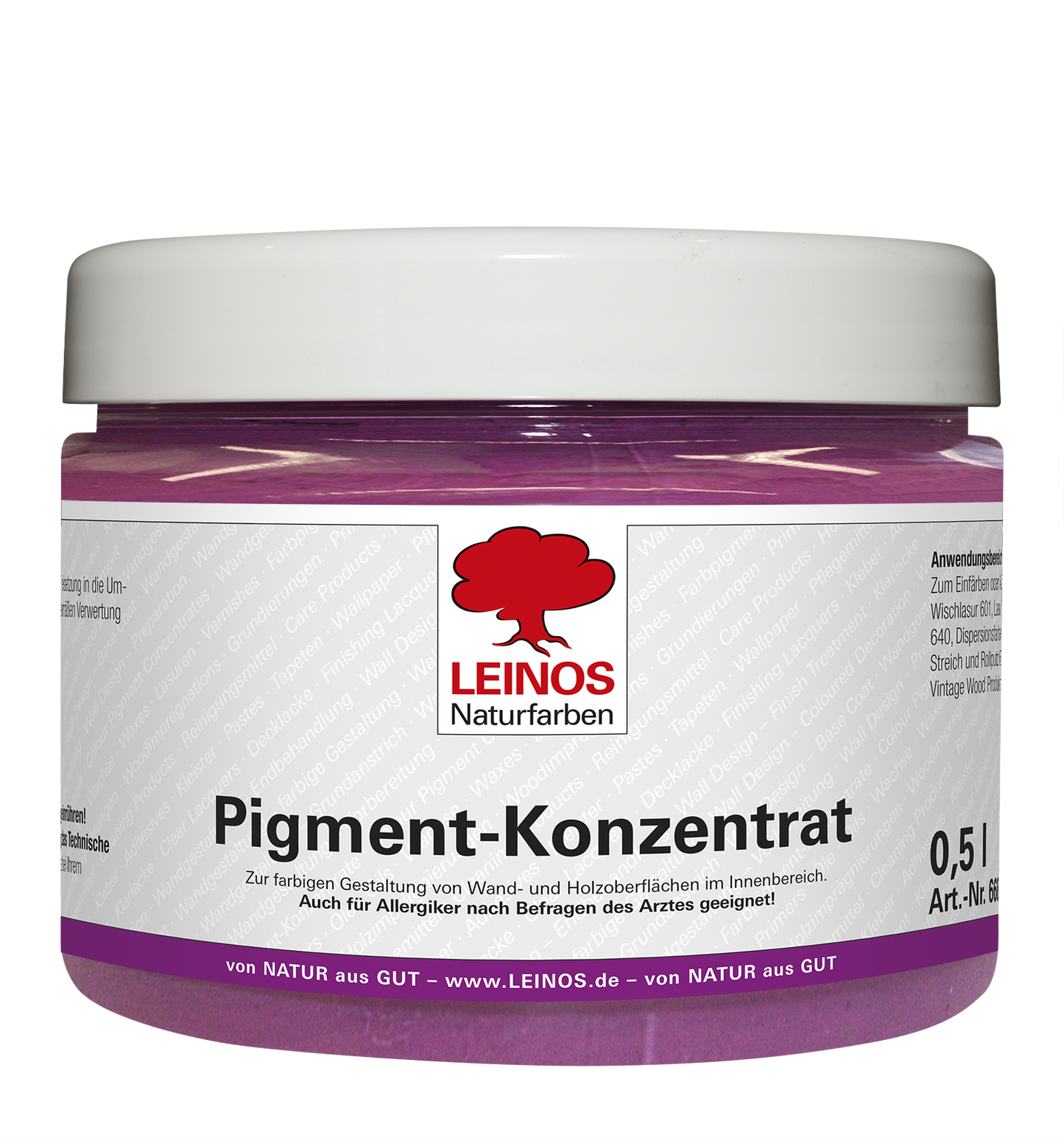 LEINOS Pigmentkonzentrat Ultramarin-Rot 500ml