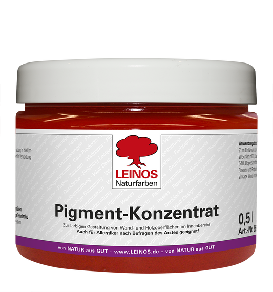 LEINOS Pigmentkonzentrat Krapp-Dunkelrot 500ml