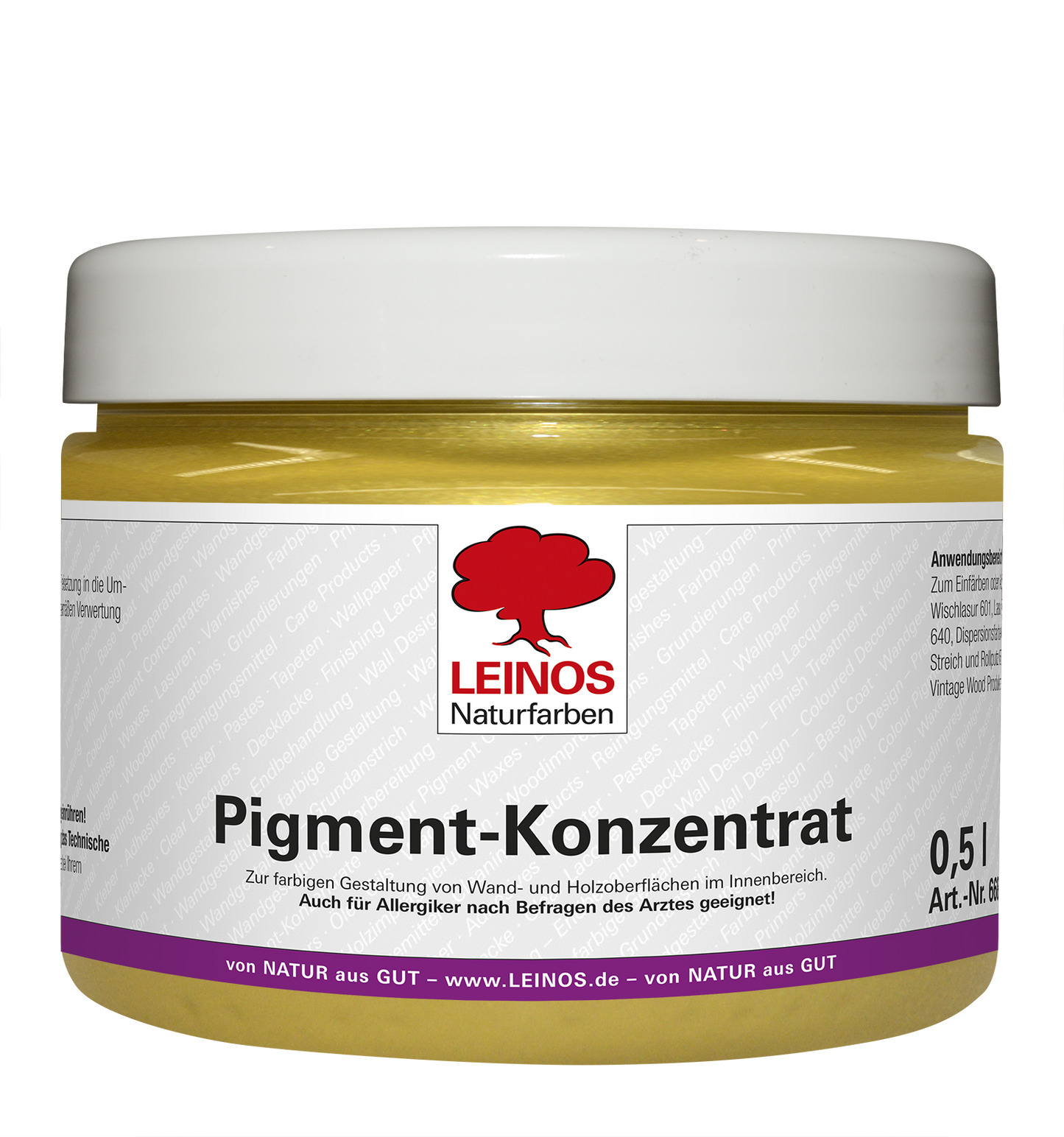 LEINOS Pigmentkonzentrat Gold-Satin 500ml