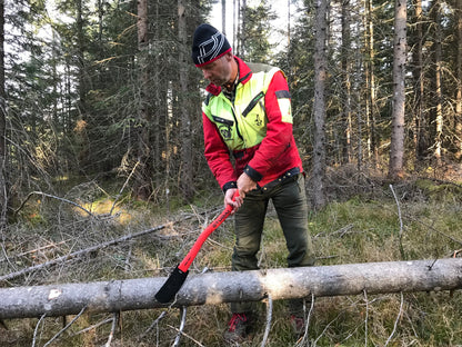 STUBAI Praxe | 600 mm | Haumesser mit Kunststoffstiel zum Durchforsten für Forstarbeiten, Landwirtschaft, Waldpflege und Jagdbetrieb