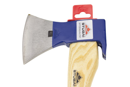 Stubai Handbeil / Gerüsthacke 1000 g mit Eschenstiel – Kohlenstoffstahl 52–55 HRC, balliger Schliff, Nagelzieher, kompaktes Forst- und Bauhandbeil