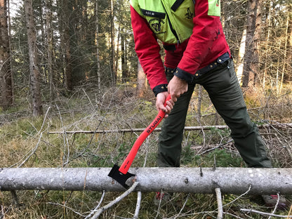 STUBAI Leichtaxt / Putzerbeil mit Kunststoffstiel 600 mm