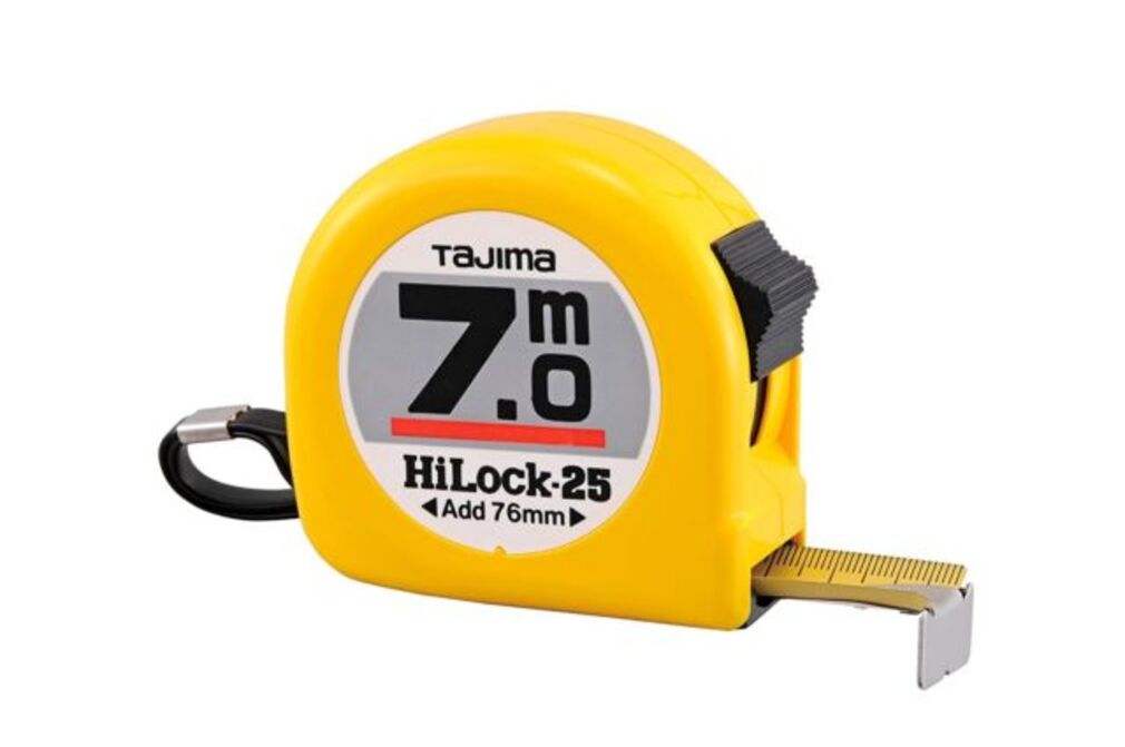 TAJIMA HI-LOCK Bandmass 7m/25mm gelb, TAJ-11398