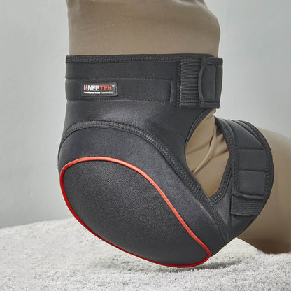 KNEETEK Knieschoner SAFETEK® Cordura® | für empfindliche Untergründe | rutschfähige Knieschützer für optimale Entlastung beim Arbeiten auf Knien | Kniepolster geeignet für Parkettleger, Raumausstatter, Dekorateure