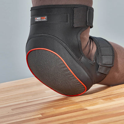 KNEETEK Knieschoner SAFETEK® KevSafeSoft® | glatte empfindliche Untergründe | rutschfähige Knieschützer für optimale Entlastung beim Arbeiten | Schonende Kniepolster