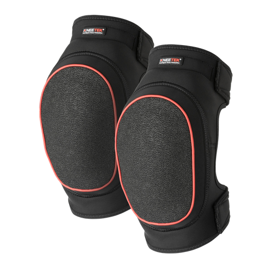 Kneetek SAFETEK KevSafe - Knieschoner | extrem abriebfeste Kevlar-Oberfläche | bis 1300 °C hitzbeständig | harte & raue Untergründe | EN 14404 Typ 1 LS 1 | 1 Paar
