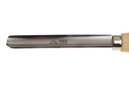 STUBAI S7000 Drechselset „Startup Set“ | 3-teiliges Drechselwerkzeug in Rolltasche | empfohlen von Drechselmeistern | HSS Formröhre 22 mm, Ausdrehstahl rund 15 mm, Abstecher 15×3 mm | Profi-Qualität