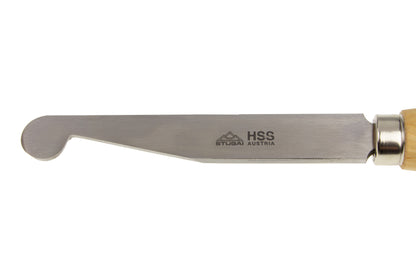 STUBAI S7000 Drechselset „Startup Set“ | 3-teiliges Drechselwerkzeug in Rolltasche | empfohlen von Drechselmeistern | HSS Formröhre 22 mm, Ausdrehstahl rund 15 mm, Abstecher 15×3 mm | Profi-Qualität