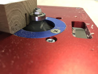 HW Wendeplatten Fasefräser/Kantenfräser 45° | Schaft 8x30 mm Z2 MAN mit Kugellager für jede Oberfräse | präzise Fasen & Kanten, Profi-Holzfräser für Massivholz, MDF, Spanplatten, Sperrholz