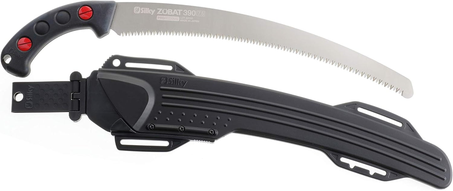 Silky Handsäge Astsäge Baumsäge Gartensäge  Zübat Professional 390mm 7,5 Zähne/30mm gebogen | bestens für frisches Holz geeignet