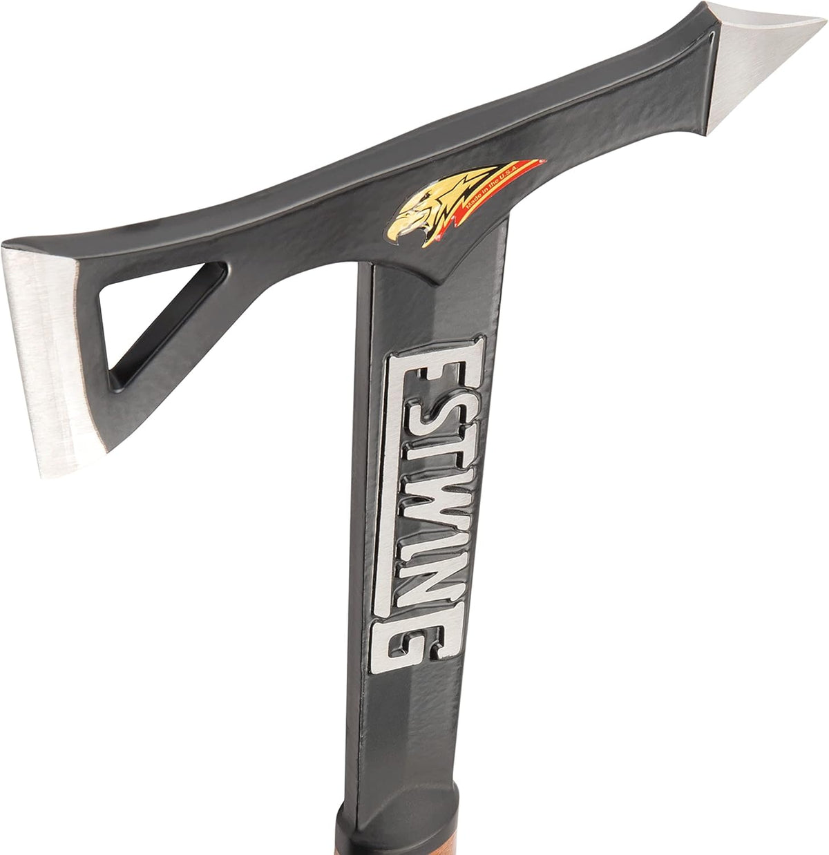 ESTWING Black Eagle Tomahawk | Ledergriff | 770g | Nylon-Scheide | Outdoor & Camping | Made in USA