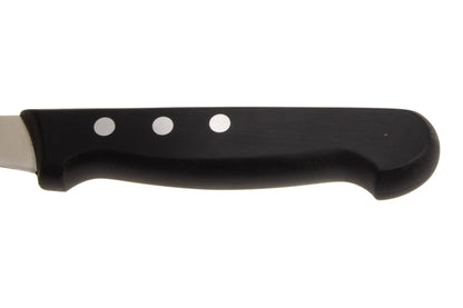 Auswahl an Messern und Küchenwerkzeugen | Kochmesser | Schälmesser | Ausbeimesser | Spickmesser | Küchengabel | Palette STUBAI Rolltasche neu bestückt 6-teilig