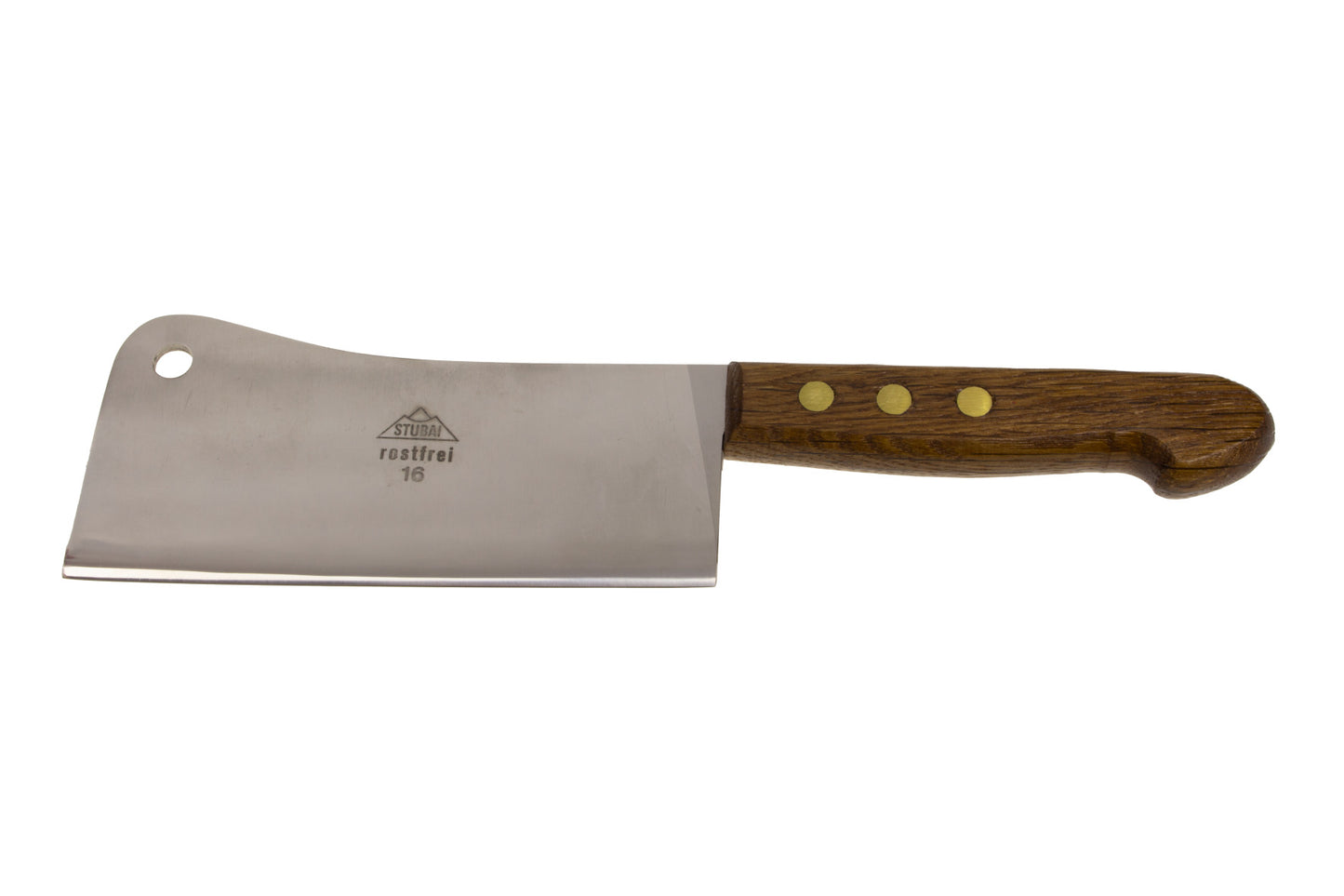 STUBAI Hackbeil 160 mm – Fleischbeil aus hochwertigem Stahl – für Metzger, Jäger, Profiköche & Grillmeister – ergonomischer Griff – zum Hacken von Knochen & Fleisch – Made in Austria
