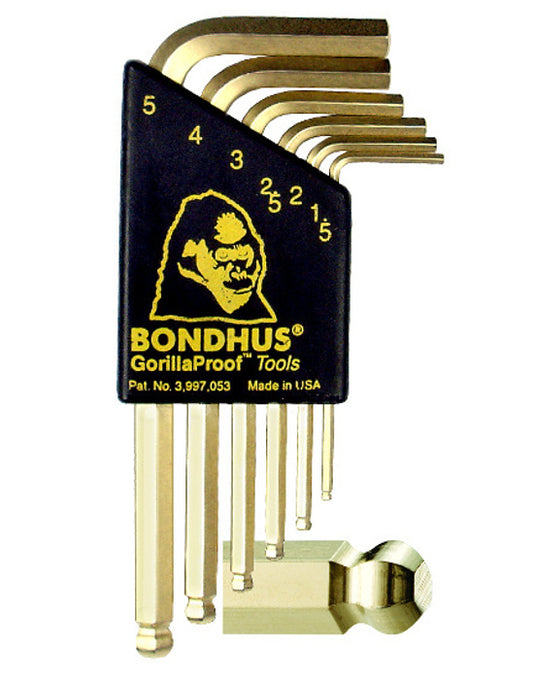 Bondhus 6-Kant Kugelkopf GoldGuard Set 1,5-5mm