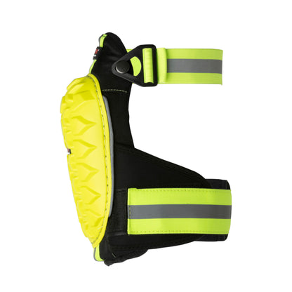 KNEETEK Knieschoner HiVis | 230 g | rutschhemmende, speziell profilierte Knieschützer für optimale Entlastung beim Arbeiten | Kniepolster geeignet für alle Arbeiten im Außenbereich
