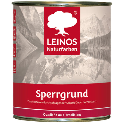 LEINOS 815 Sperrgrund 0,75 l | Hochdeckend: Erzeugt einen weißen, leicht rauen Untergrund, der für nachfolgende Anstriche gute Haftung bietet