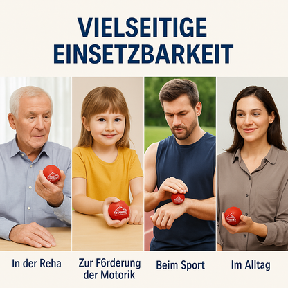 „STUBAI Flex-Balls Trainingsbälle – 3 Stück à 30 g, Durchmesser 7 cm – weiche Therapie-Bälle zur Handkräftigung & Fingerübung – Trainingshilfe für Reha, Fitness, Ergotherapie & Senioren“