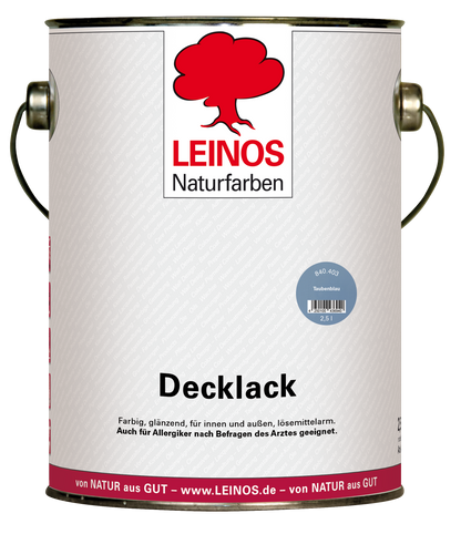 LEINOS Decklack Deckfarbe Hochdeckende Wetterfeste Lackfarbe Wetterschutzfarbe für Innen- und Außenprojekte