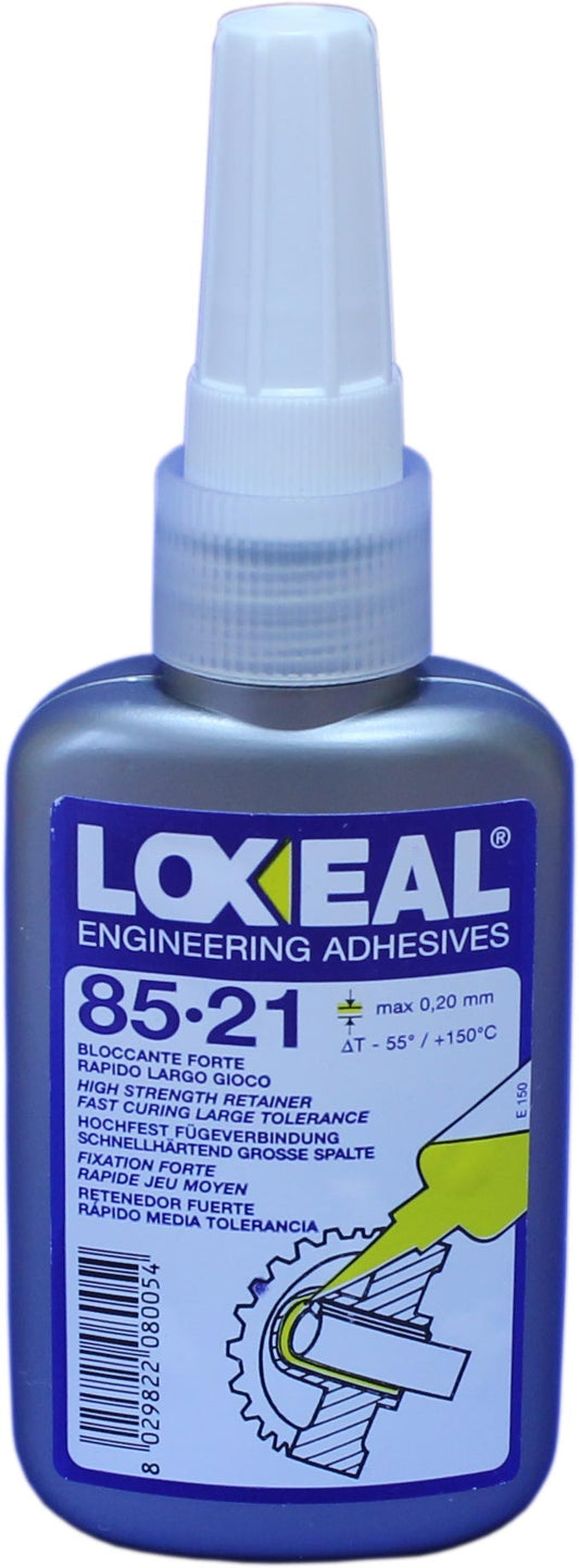 Loxeal 85-21-050 Fügeverbindung 50 ml hochfest | Zum Abdichten von Gewindeverbindungen bei Wasser, Gase, Öle, Kohlenwasserstoffe und vielen Chemikalien