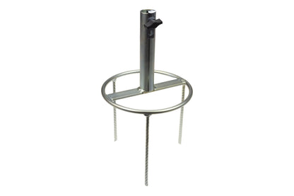 STUBAI Schirmständer Rasendorn 25 mm Ø, Höhe 150 mm, 600 g – mobiler Sonnenschirmständer für Rasenflächen | leicht einsteckbar ohne Werkzeug | stabiler Halt für Schirme im Garten & Camping