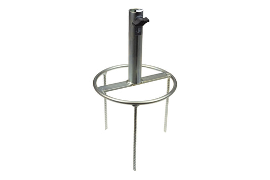 STUBAI Schirmständer Rasendorn 25 mm Ø, Höhe 150 mm, 600 g – mobiler Sonnenschirmständer für Rasenflächen | leicht einsteckbar ohne Werkzeug | stabiler Halt für Schirme im Garten & Camping
