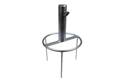 STUBAI Schirmständer Rasendorn 38 mm Ø, Höhe 250 mm, 1450 g – stabiler Sonnenschirmhalter für große Schirme | einfach in Wiese steckbar | ideal für Garten, Freizeit & Camping