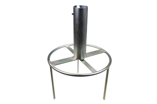 STUBAI Schirmständer Rasendorn 25 mm Ø, Höhe 200 mm, 1000 g – robuster Sonnenschirmhalter für Rasen & Wiese | werkzeuglos einstecken | standfest & mobil für Garten, Strand & Camping