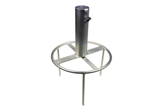 STUBAI Schirmständer Rasendorn 50 mm Ø, Höhe 300 mm, 2500 g – extra stabiler Sonnenschirmständer für große Schirme | leicht in den Boden zu stecken | für Garten, Strand & Camping