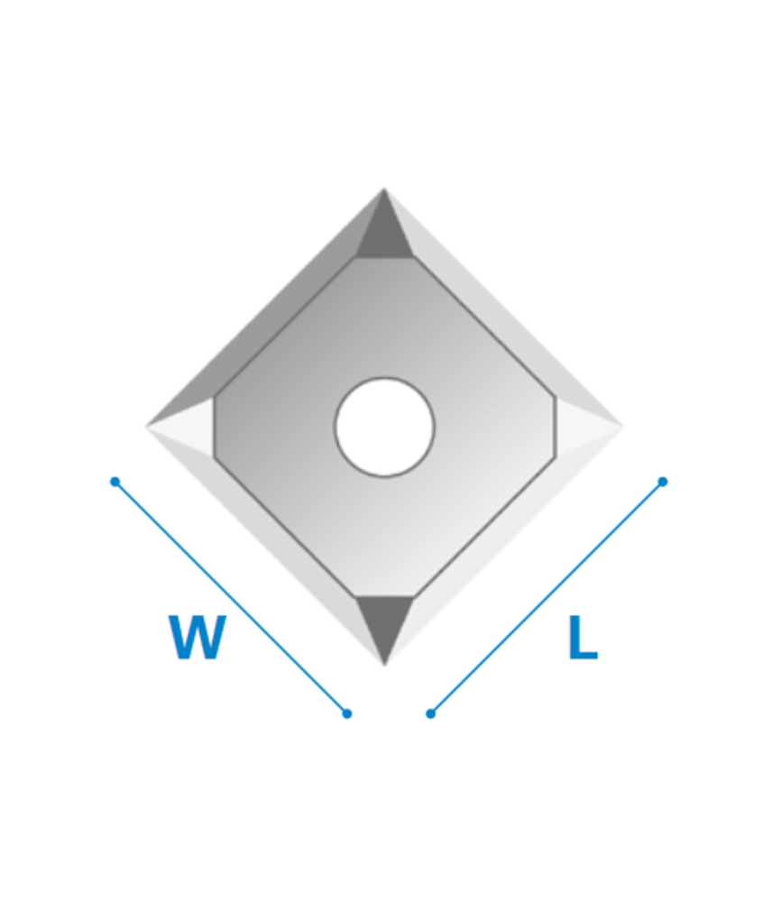 Wendemesser Vollhartmetall - Rechts Art. 161