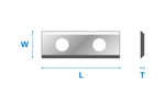 Briani Wendemesser Vollhartmetall 30 x 12 x 1,5 mm Z2 – Artikelnummer 901.300.12.00