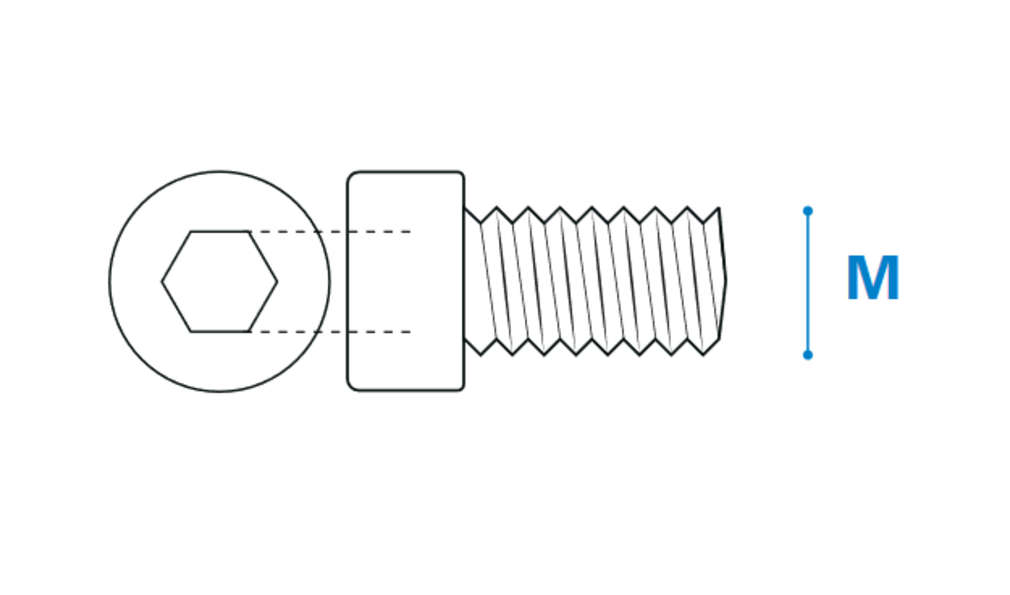 Zylinderschraube mit Innensechskant