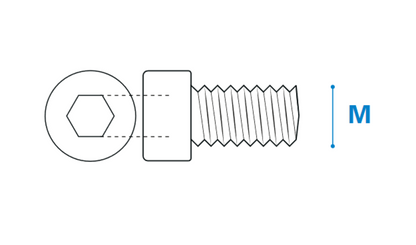 Zylinderschraube mit Innensechskant