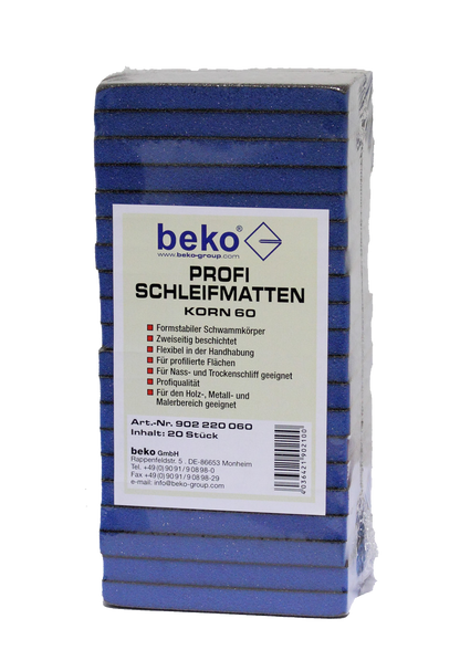Profi-Schleifmatte 3er-Set, Korn 60