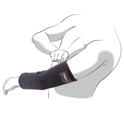 KNEETEK Ellbogenbandage M | Ellenbogenstütze |  Orthopädische Ellenbogenbandage | Kompressionsbandage für den Ellenbogen | Sportbandage | Wärme, Halt, Kompression und Führung für das Gelenk