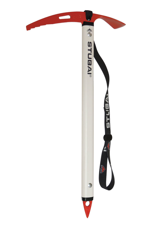 STUBAI Eispickel White Star, ohne Manschette, mit Handschlaufe 59 cm