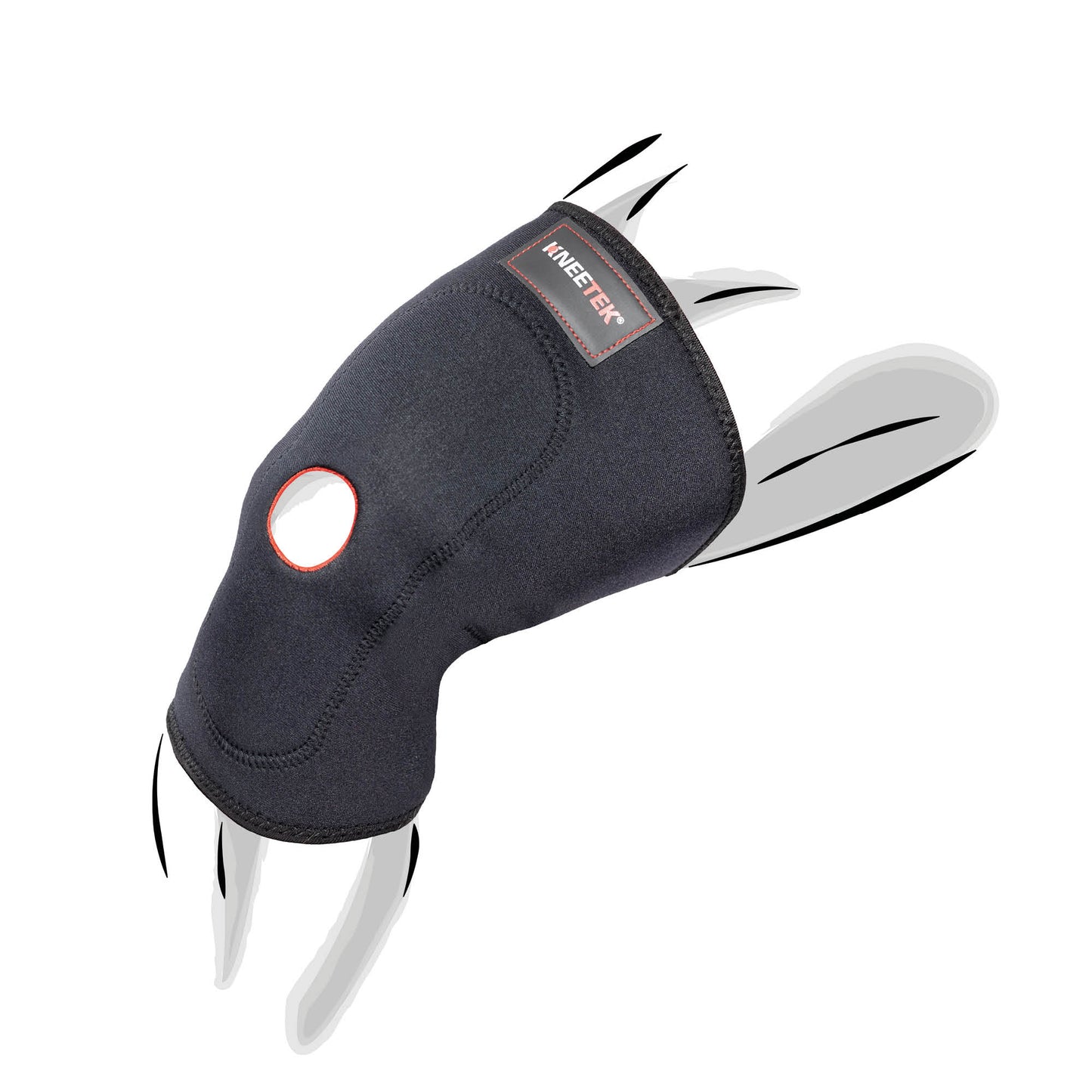 KNEETEK Kniebandage M | Kniestütze |  Orthopädische Kniebandage | Kompressionsbandage für das Knie| Sportbandage | Knie-Rehabilitatiosbandage