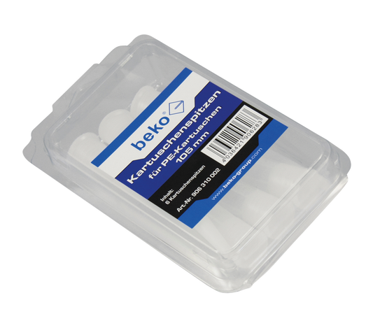 Beko Kartuschenspitzen 105 mm, 6er Pack, im Schiebeblister