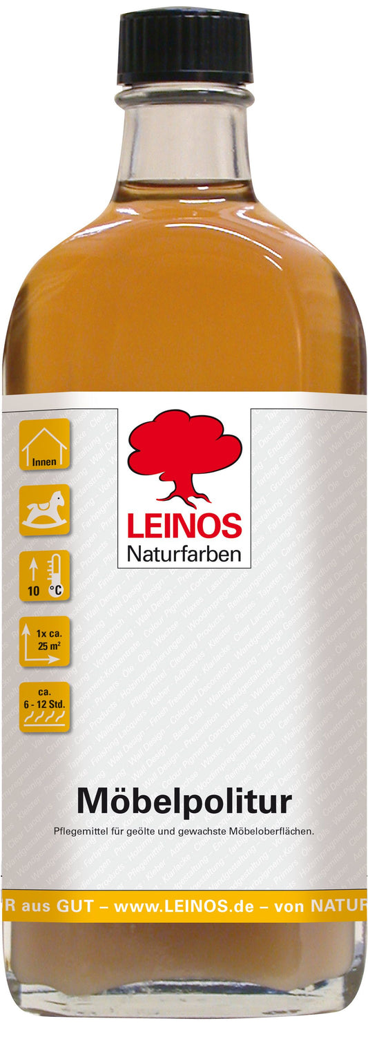 Pflegemittel für geölte und gewachste Möbeloberflächen 0,25l | Zur Pflege von natürlich geölten, gewachsten und lackierten Oberflächen im Innenbereich.