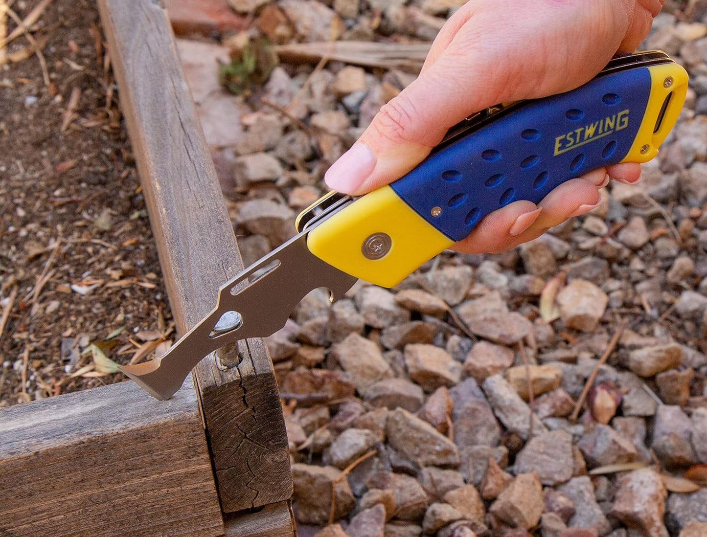 Estwing 2-in-1 Malerwerkzeug klappbar mit einziehbarem Universalmesser (42465)