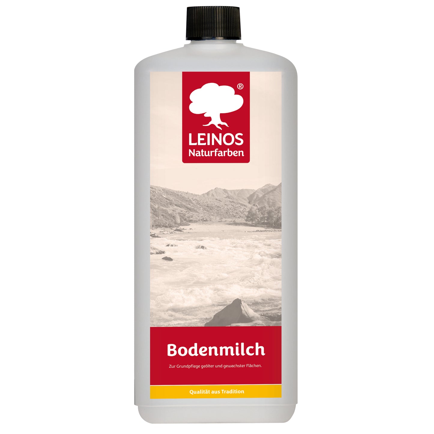 LEINOS 920 Bodenmilch 1 Liter | Pflegemittel für geölte, gewachste und lackierte Fußböden |  Holz, Kork und Linoleum | ergibt seidenglänzende Oberfläche