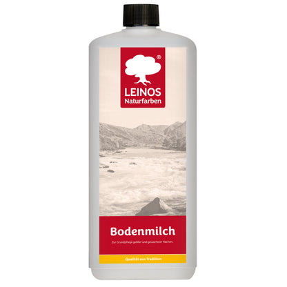 LEINOS 920 Bodenmilch 1 Liter | Pflegemittel für geölte, gewachste und lackierte Fußböden |  Holz, Kork und Linoleum | ergibt seidenglänzende Oberfläche