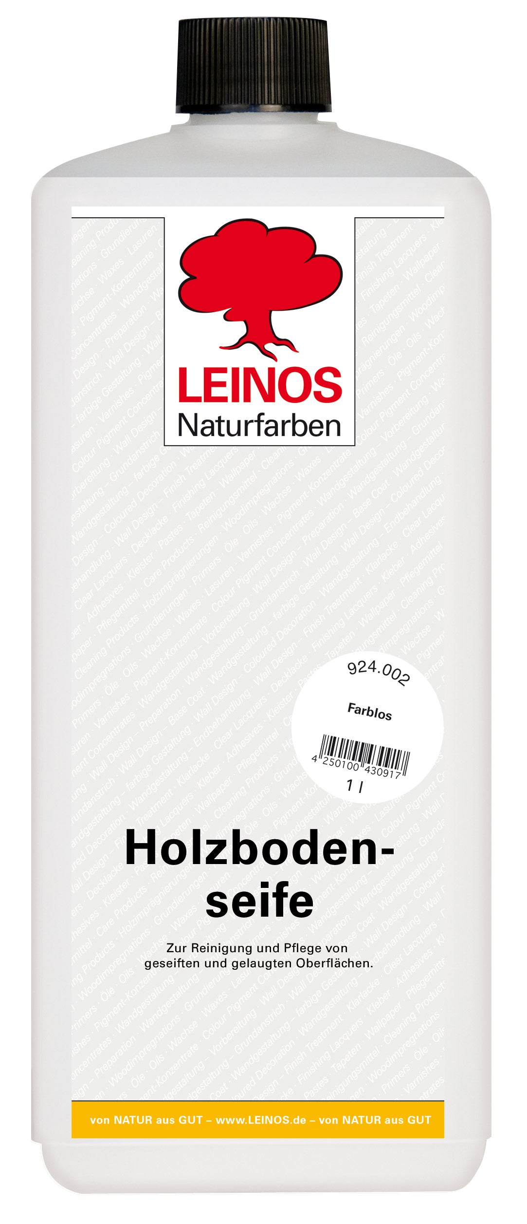 LEINOS 924 Holzbodenseife 1,00 l Farblos