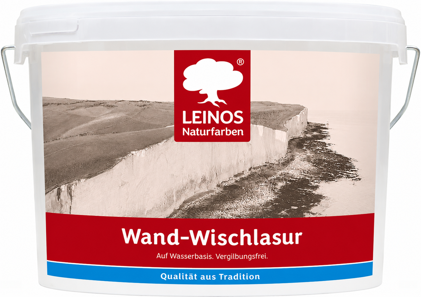 LEINOS Wand-Wischlasur 2,5 Liter für glatte Wände, kreative Lasurtechniken und sanfte Farbverläufe, verarbeitungsfertig, individuell abtönbar, atmungsaktiv, leicht aufzutragen innen für große Flächen!